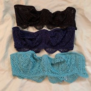 Victoria’s Secret strapless bras